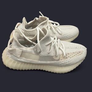 White Adidas Yeezy 350 V2 trainers